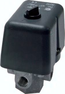 Kompressor-Druckschalter G 1/4", 4 - 12 bar (Drehschalter)