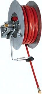 Autom. Schlauchaufroller, offen 8mtr. 8mm Schlauch