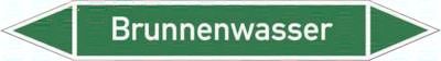 Rohrleitungskennzeichnung, 5er, 15 x 100, Brunnenwasser
