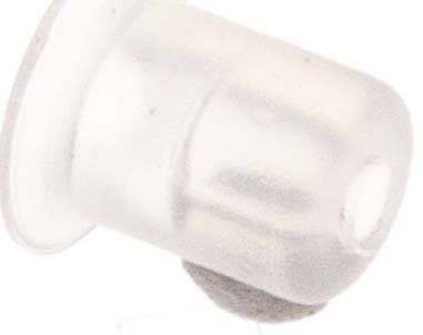 Flachsauger, P-Serie, 7,0x1,0mm, Silikon (transparent)