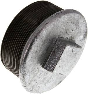 Verschlussstopfen Außenvkt. R 3", 25 bar Temperguss verzinkt