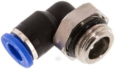 Winkel-Steckanschluss G 1/4"-6mm, IQS-Standard