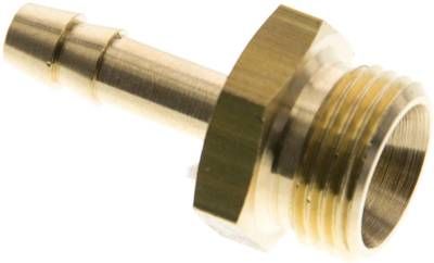 Gewindetülle G 3/8"-6mm, 16 bar Messing