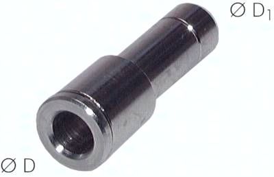 Reduzierung 12mm Stecknipp. x 8mm Schla., Baureihe C
