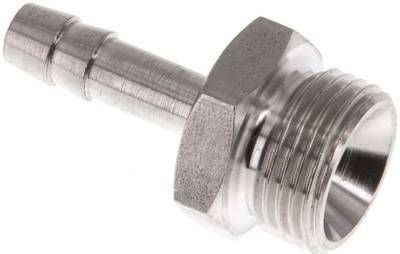 Gewindetülle G 3/8"-6mm, 40 bar 1.4571