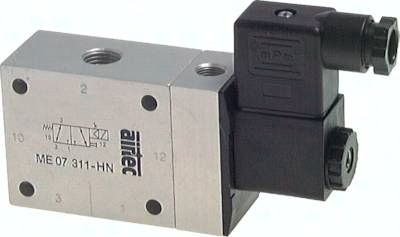 3/2-Wege Magnetventil mit Fremdluftanschluss, G 1/8"