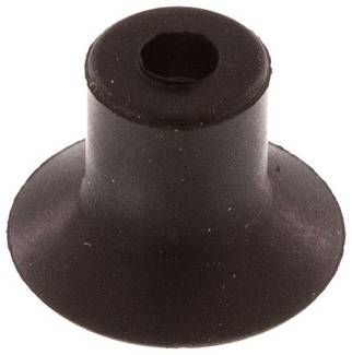 Flachsauger, P-Serie, 16,5x0,5mm, CR (schwarz)
