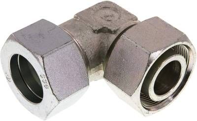 Einstellb. Winkel-Schneidring-verschr. 38 S, Stahl verzinkt