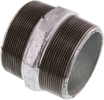 Doppelnippel R 3"-R 3", 25 bar Temperguss verzinkt