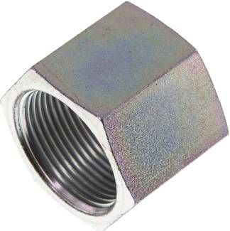 Hochdruck-Muffe G 1 1/4"-G 1 1/4", Stahl verzinkt