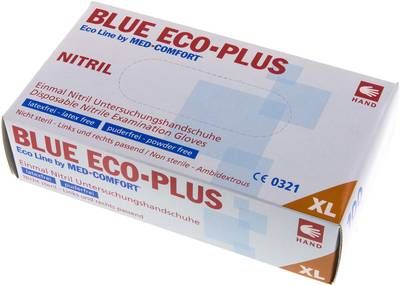 Nitril-Einmalhandschuhe, puder-frei, blau, XL, 100er Box