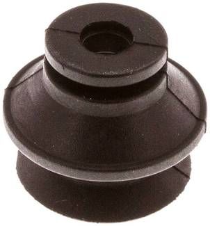 Balgsauger, 1,5-fach, P-Serie, 20x9mm, CR (schwarz)