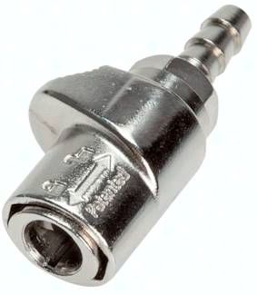Profistecker mit Doppelklauenhalter - 6 mm Schlauchtülle