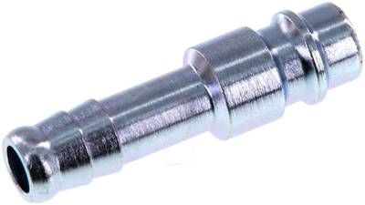 Kupplungsstecker (NW7,2) 8mm Schlauch, Stahl gehärtet & verzinkt
