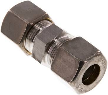 Gerade Schneidringverschrau-bung 14 S, Klemmring 1.4571 (NC)