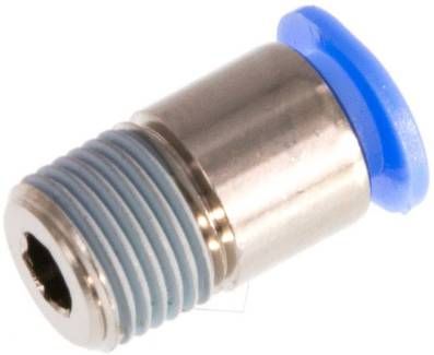 Gerader Steckanschluss R 1/8"-6mm, Mini m. Innensechkt.