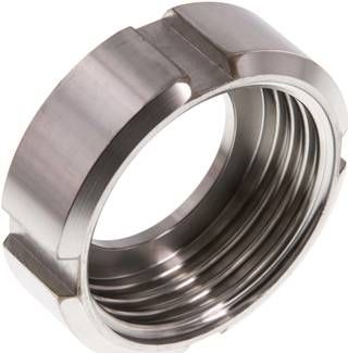 Nutmutter (Milchgewinde) RD52 x 1/6", 1.4404