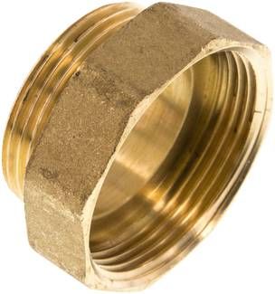 Reduziernippel G 1 1/4"(AG)-G 1 1/2"(IG), 16 bar Messing