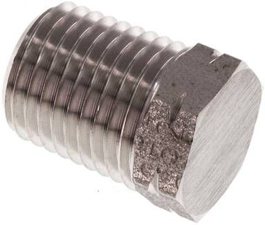 HD-Verschlussstopfen Außenskt. NPT 1/4", V4A