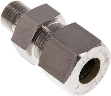 Gerade Schneidringverschr. 12 S-G 1/4", Klemmring 1.4571 (NC)