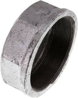 Verschlusskappe Rp 4", 25 bar Temperguss verzinkt