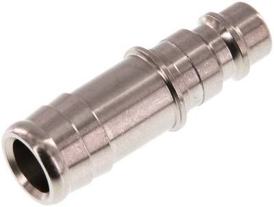Kupplungsstecker (NW7,2) 13mm Schlauch, Edelstahl