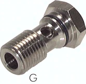 Hohlschraube für IQS-Ringstücke, G 3/8" 1-fach