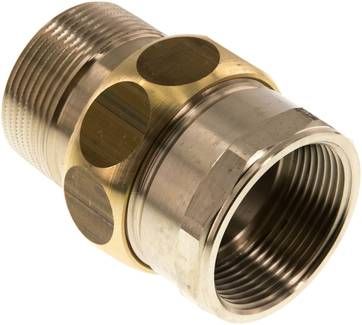 Verschraubung kon. dichtend, Rp 1 1/2"/R 1 1/2" (IG/AG)