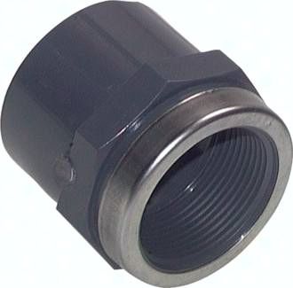 Klebe-Gewindemuffe, PVC-U, 110mmxRp 4" IG