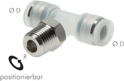 T-Steckanschluss R 1/4"-8mm, IQS-PP