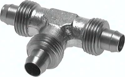 T-Gewindestück 10 x 8mm, 1.4404 ohne Muttern