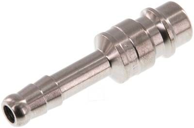 Kupplungsstecker (NW7,2) 6mm Schlauch, Edelstahl