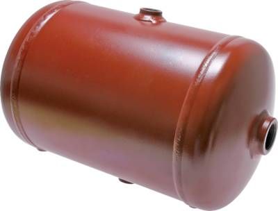 Druckluftbehälter 10,0l, 0 - 11bar, rot lackiert (RAL 3009, 2-K)