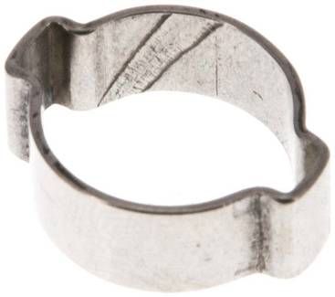 2-Ohr-Schlauchschelle 12,5 - 15mm, 1.4307 (W4)