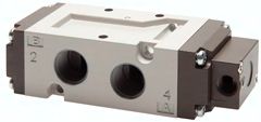 5/2-Wege Pneumatikventil, G 3/8" (Pilot G 1/8"), Federrückstellung