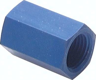 Muffe M 5-M 5, 16 bar Aluminium