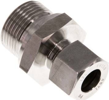 Gerade Schneidringverschr. 12 L-G 3/4", 1.4571