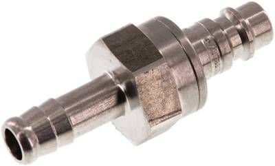 Kupplungsstecker (NW7,2) 9mm Schlauch, Edelstahl