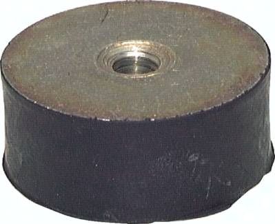 Gummi-Metall-Puffer beidseitig mit Innengewinde M 8 (7 tief)