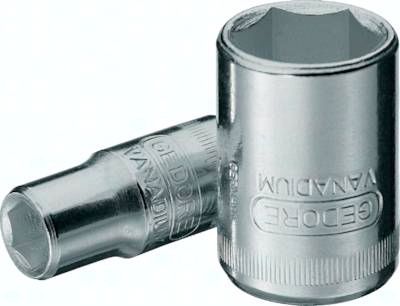 Steckschlüsseleinsatz, 6-Kant, 1/4"