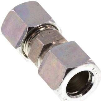 Gerade Schneidringverschrau-bung 10 LL, Stahl verzinkt