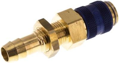 Schott-Kupplungsdose (NW5) 9mm Schlauch, Messing
