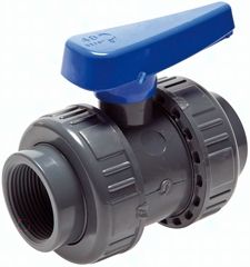 Kugelhahn, PVC-U / EPDM, Rp 3" (Wasserausführung)