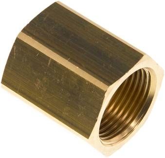 Muffe G 3/4"-G 3/4", 16 bar Messing
