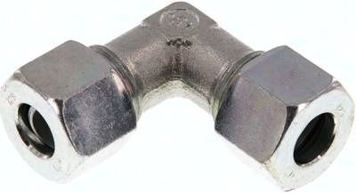 Winkel-Schneidringverschrau-bung 12 S, Stahl verzinkt