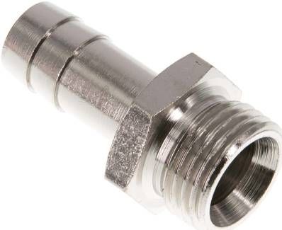 Gewindetülle G 1/2"-13mm, 16 bar Messing vernickelt