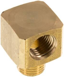 90°-Winkel G 1/4"(IG)-G 1/4"(AG), Messing