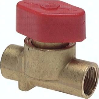 Schnellschluss-Absperrventil Rp 3/8" (IG), PN 16, DVGW