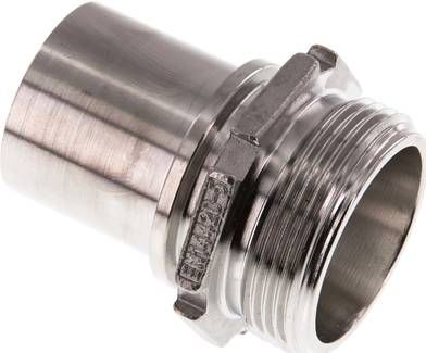 Gewindetülle, EN14420-5 G 1 1/2"-38mm, 1.4401