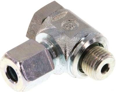 Winkel-Schwenkverschraubung 5 LL-G 1/8", Stahl verzinkt